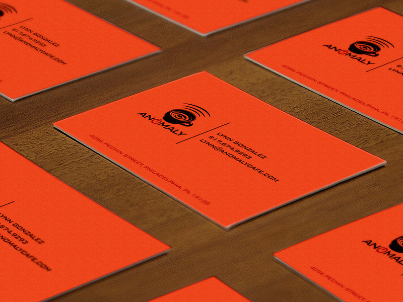 Anomaly business cards