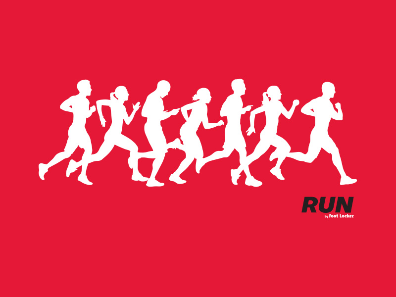 Run by Foot Locker Logo